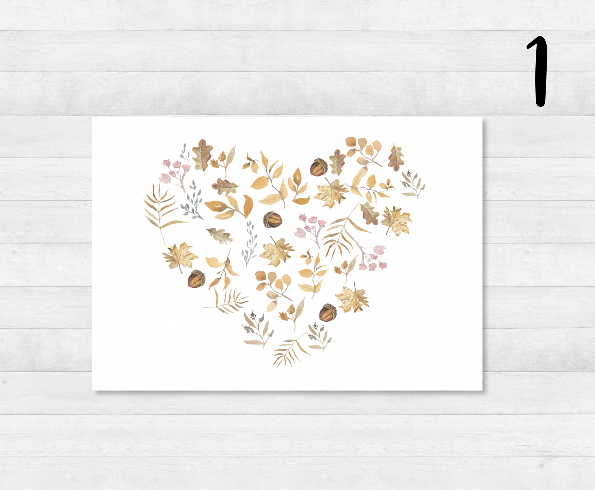 Herbst Postkarten Set - DIN A6